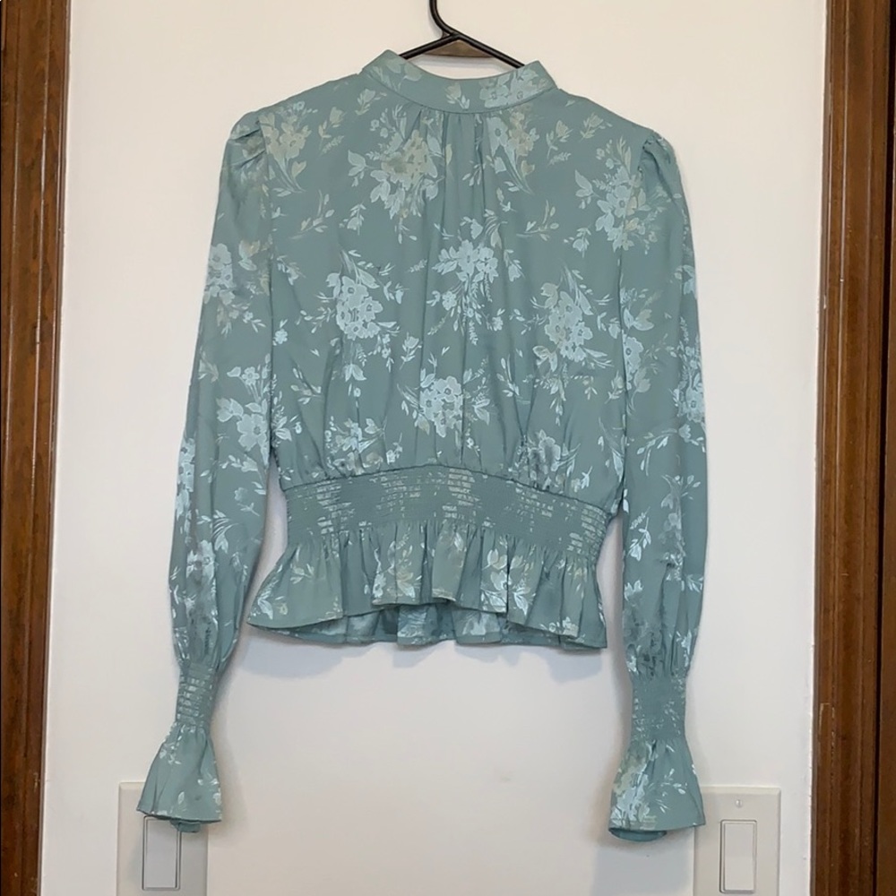 Floral High neck top